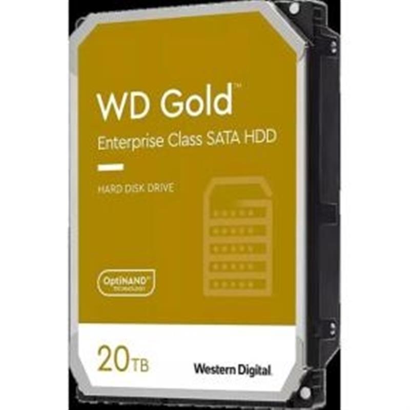 Western Digital Gold 20TB HDD 3 5 SATA 6Gbps 7200RPM 512 MB