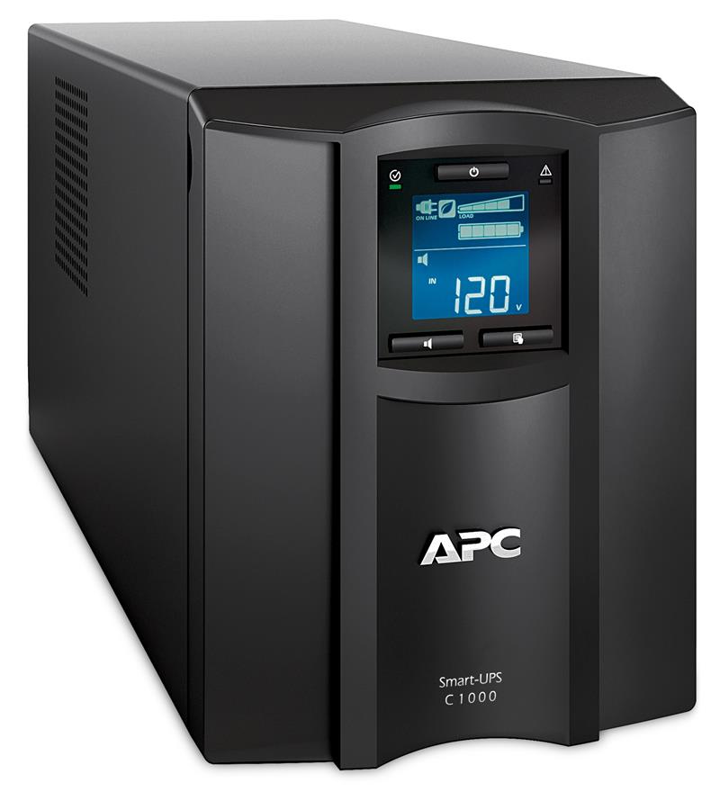 APC Smart-UPS SMC1000IC Noodstroomvoeding - 8x C13, USB, SmartConnect, 1000VA