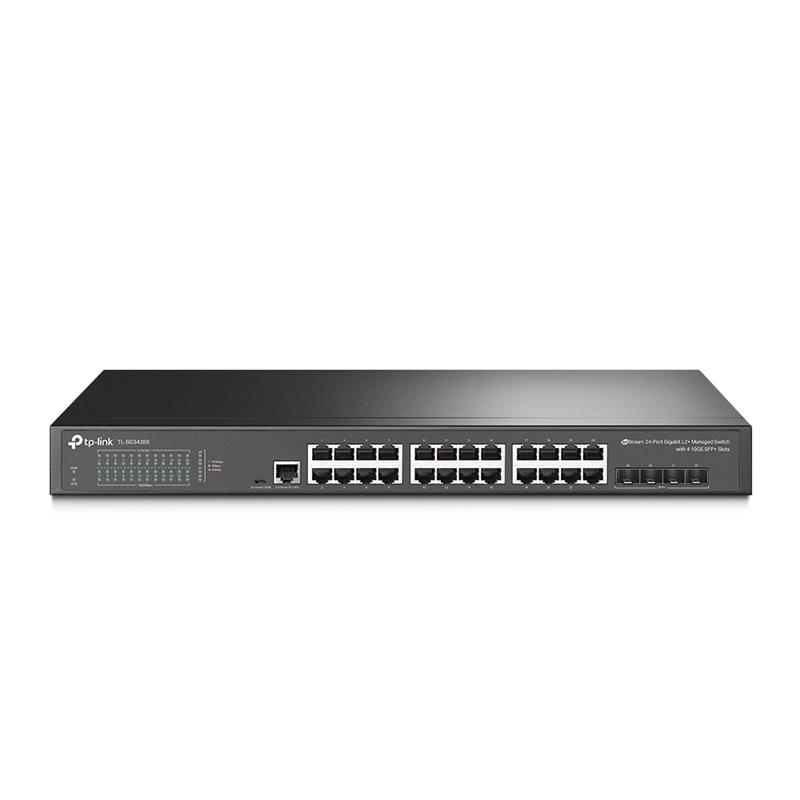 TP-LINK TL-SG3428X netwerk-switch Managed L2+ Gigabit Ethernet (10/100/1000) Zwart