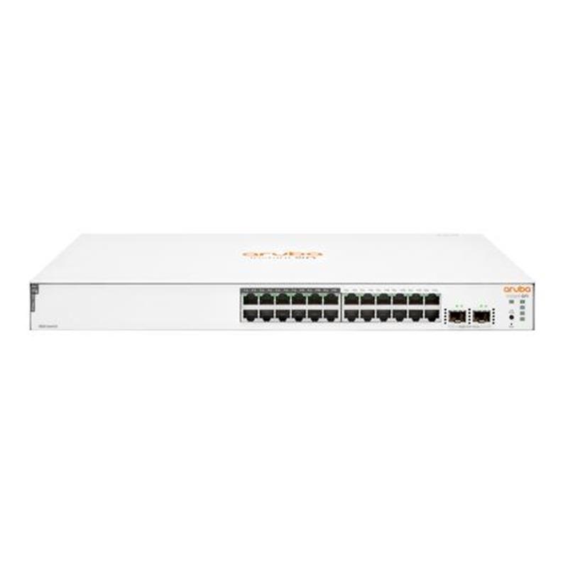 HPE Aruba Switch 1830 24G 2SFP 24xGBit/2xSFP (12xPoE/195W) JL813A