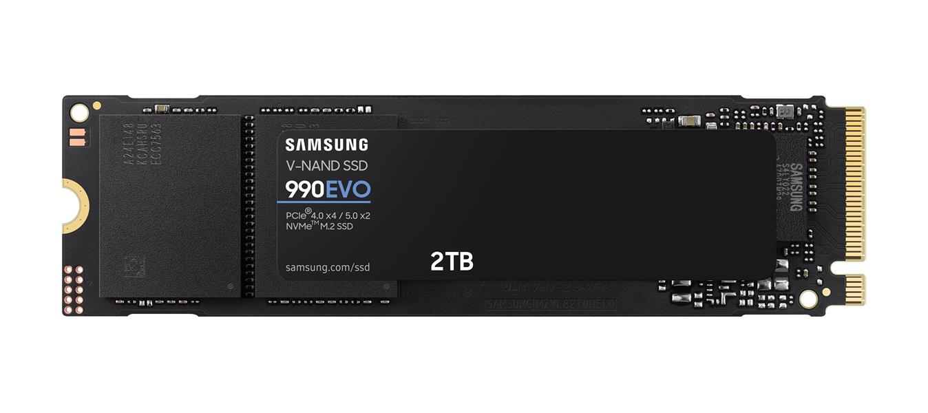 SSD M.2 (2280) 2TB Samsung 990 EVO (PCIe/NVMe) TCG Opal Encryption 2.0