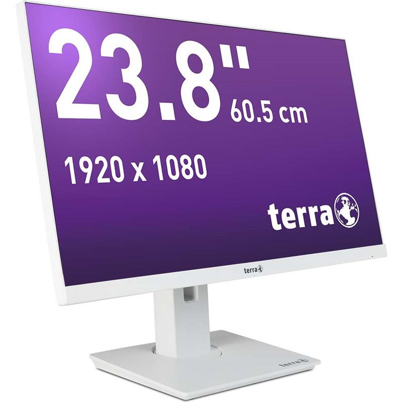 TERRA LCD/LED 2463W PV white / MESSEWARE