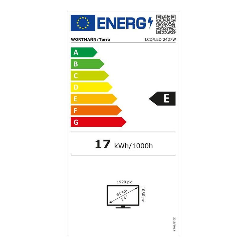 TERRA LCD/LED 2427W HA V2 black HDMI, DP, USB-C, GREENLINE PLUS 